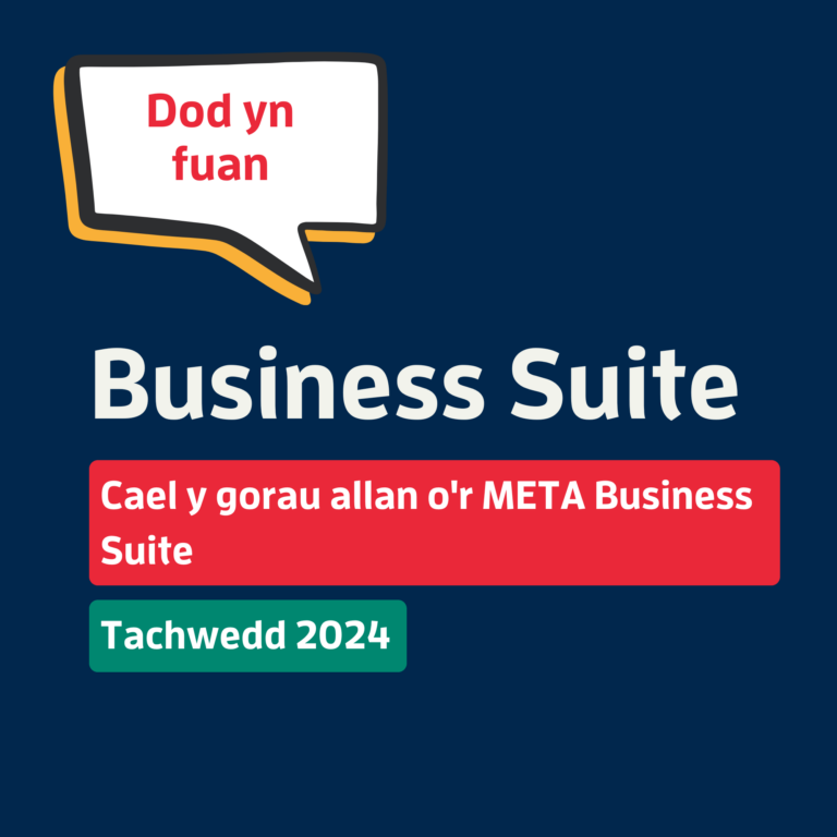 Cael y gorau allan o'r META Business Suite