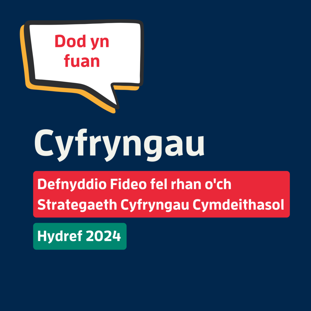 Defnyddio Fideo fel rhan o'ch Strategaeth Cyfryngau Cymdeithasol